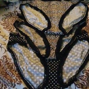 3 pair Victoria secret panties L/xl